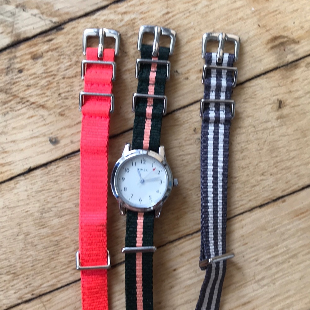 Ladies timex watch and straps